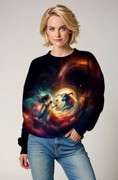Taurus Zodiac Collection: The Earthly Bond Sweatshirt-Sweatshirt