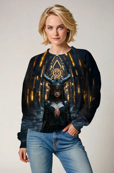 Taurus Zodiac Collection: The Cosmic Enigma Sweatshirt-Sweatshirt