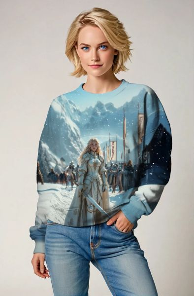 Virgo Zodiac Collection: The Frosted Empress Hoodie, Sweatshirt, Zip-Up, T-Shirt-Sweatshirt