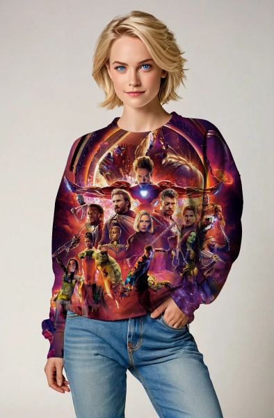 Fiery Red Avengers Team Sweatshirt