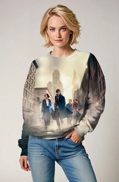 Mist Gray Magic Crewneck – Fantastic Beasts Urban Edition
