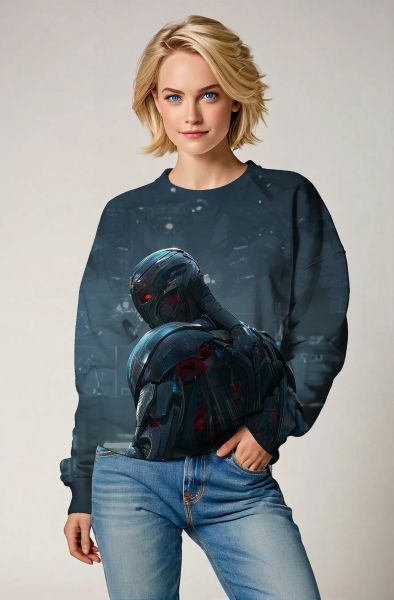 Ultron Mech Power Crewneck Sweatshirt – Marvel Cinematic Villain