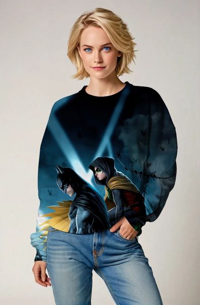 Batman & Robin Crewneck – Shadows of Gotham