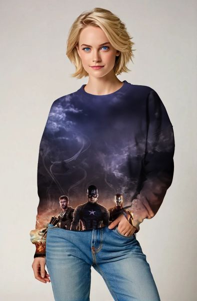Avengers Legacy Crewneck – Fire & Shield