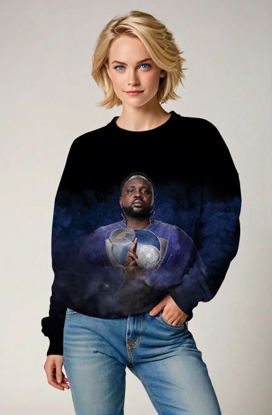 The Phastos Sweatshirt highlights the powerful inventor from the Eternals.