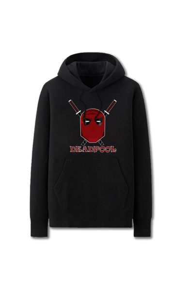 Solid Color Cool Deadpool Mercenary Deadpool Hoodie Solid