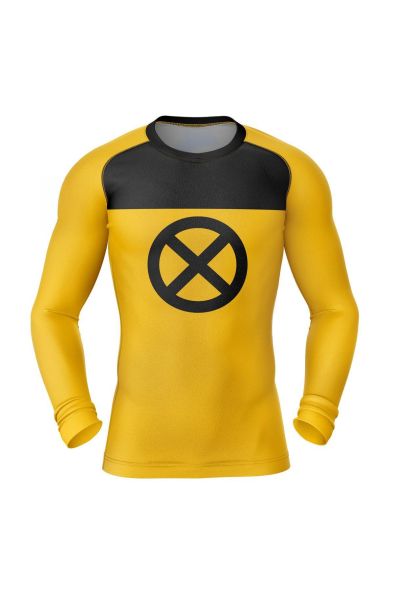Deadpool Trainee Long Sleeve Rash Guard Compression Shirt