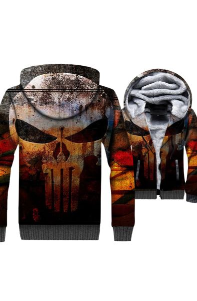 Ghost Rider Series Ghost Hoodie Streetwear Urban Style