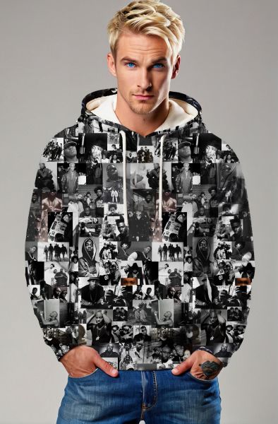 Legacy Collage Sweatshirt - T-Shirts, Hoodies, Zip-Up Jackets, and Pullovers-Hoodie
