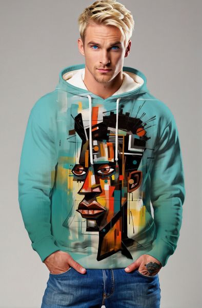 Abstract Essence Sweatshirt - T-Shirts, Hoodies, Zip-Up Jackets, and Pullovers-Zip Up Hoodie
