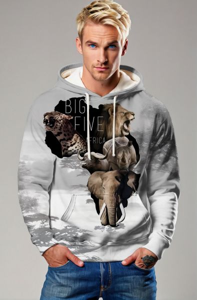 African Big Five Sweatshirt - T-Shirts, Hoodies, Zip-Up Jackets, and Pullovers