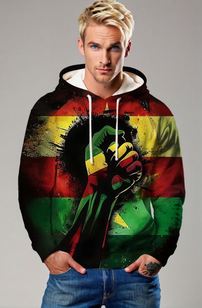 Fist of Freedom Sweatshirt - T-Shirts, Hoodies, Zip-Up Jackets, and Pullovers-Hoodie