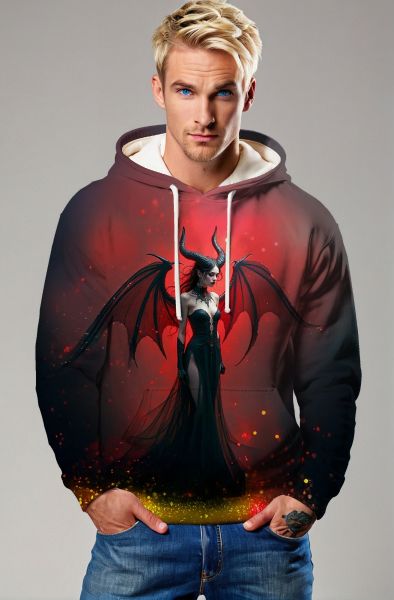 Aries Zodiac Collection: The Queen of Flames Zip-Up