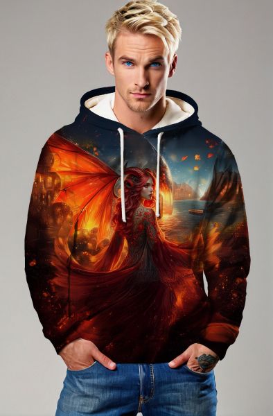 Aries Zodiac Collection: The Fiery Sorceress Hoodie, Sweatshirt, Zip-Up, Shirt