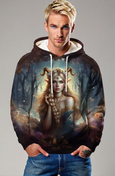 Aries Zodiac Collection: The Eternal Flame Hoodie, Sweatshirt, Zip-Up, T-Shirt
