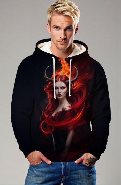 Aries Zodiac Collection: The Flame of Passion Hoodie, Sweatshirt, Zip-Up, T-Shirt