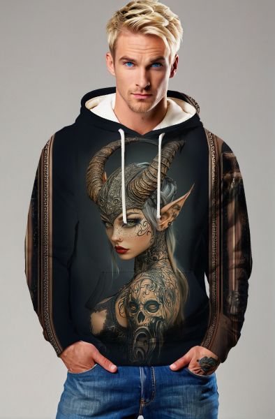 Aries Zodiac Collection: The Fiery Empress Hoodie, Sweatshirt, Zip-Up, T-Shirt