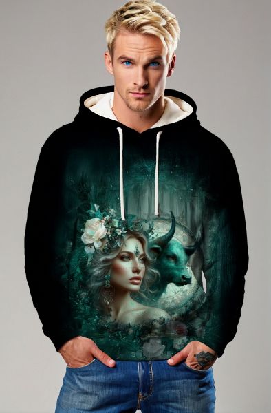 Aries Zodiac Collection: The Flame-Born Warrior Hoodie, Sweatshirt, Zip-Up, T-Shirt