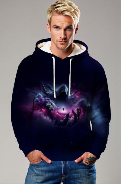 Aquarius Zodiac Collection: Astral Grace - The Water Elemental Hoodie, Sweatshirt, Zip-Up, T-Shirt