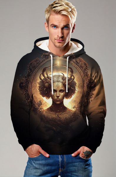 Cancer Zodiac Collection: The Mystic Queen Hoodie, Sweatshirt, Zip-Up, T-Shirt