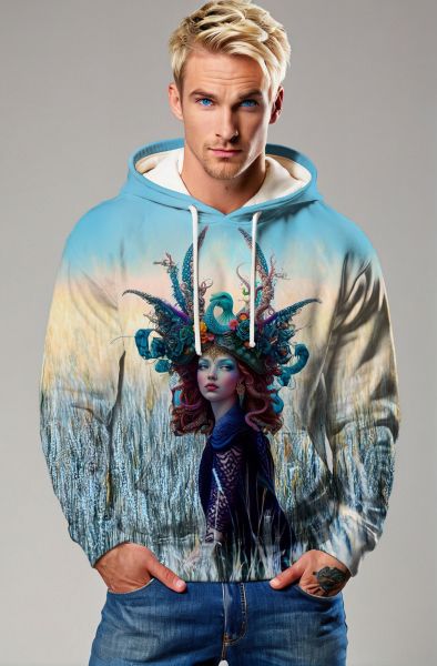 Cancer Zodiac Collection: The Oceanic Queen Hoodie, Sweatshirt, Zip-Up, T-Shirt