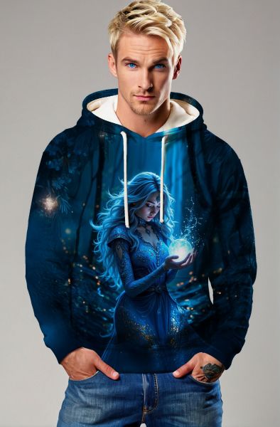 Cancer Zodiac Collection: The Cosmic Enchantress Hoodie, Sweatshirt, Zip-Up, T-Shirt