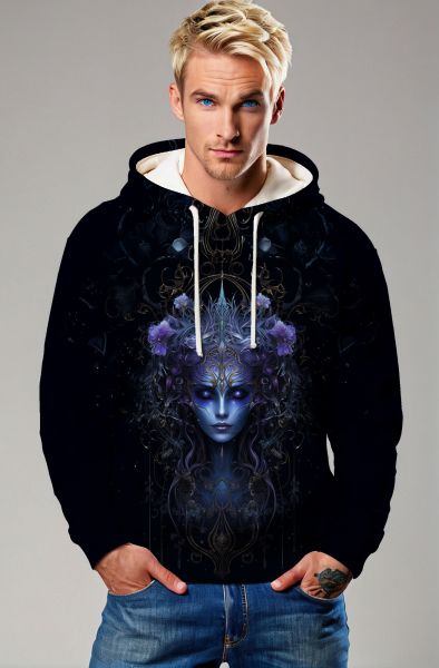 Cancer Zodiac Collection: The Galactic Keeper Hoodie, Sweatshirt, Zip-Up, T-Shirt