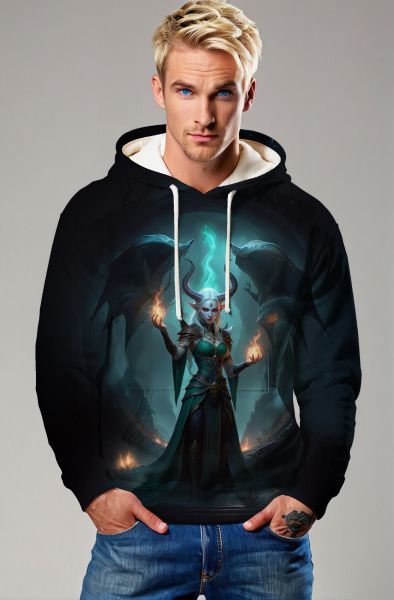 Capricorn Zodiac Collection: The Mystical Sorceress Hoodie, Sweatshirt, Zip-Up, T-Shirt