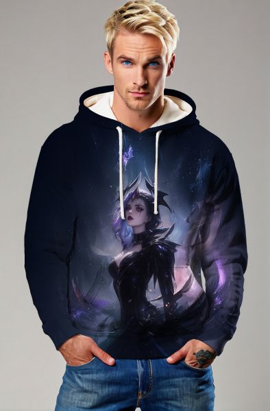 Capricorn Zodiac Collection: The Mystical Horned Sorceress Hoodie, Sweatshirt, Zip-Up, T-Shirt