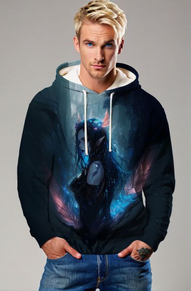 Capricorn Zodiac Collection: The Nightfall Guardian Hoodie, Sweatshirt, Zip-Up, T-Shirt