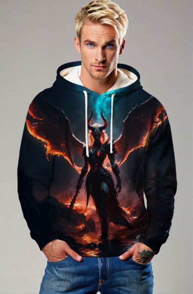 Capricorn Zodiac Collection: The Infernal Queen Hoodie, Sweatshirt, Zip-Up, T-Shirt
