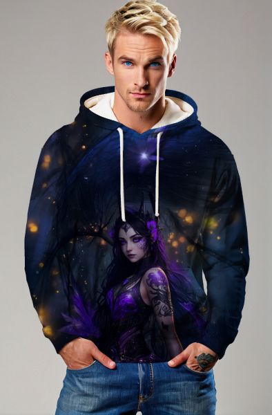 Capricorn's Forbidden Sorcery: The Witch of the Eternal Night Hoodie, Sweatshirt, Zip-Up, T-Shirt-Hoodie