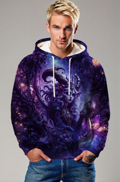 Capricorn Zodiac Collection: The Forest Guardian-Hoodie