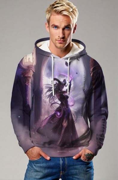 Capricorn's Divine Charm: The Enigmatic Sorceress Hoodie, Sweatshirt, Zip-Up, T-Shirt-Hoodie