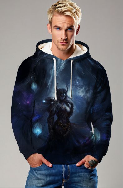 Capricorn's Mystical Journey: The Queen of Stars Hoodie, Sweatshirt, Zip-Up, T-Shirt-Hoodie