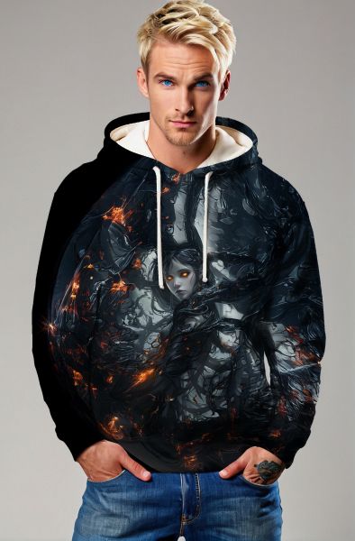 Capricorn's Eternal Voyage: The Starborn Monarch Hoodie, Sweatshirt, Zip-Up, T-Shirt-Hoodie