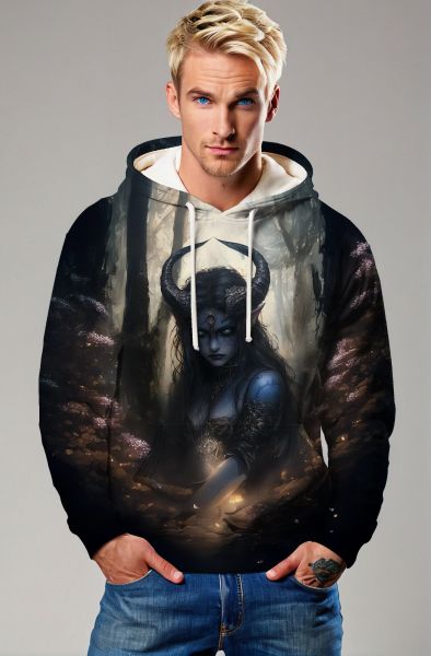 Capricorn's Mystical Guardian: The Enchantress of the Forest Hoodie, Sweatshirt, Zip-Up, T-Shirt