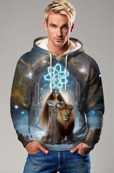 Golden Throne: The Lioness Guardian Hoodie, Sweatshirt, Zip-Up, T-Shirt-Hoodie