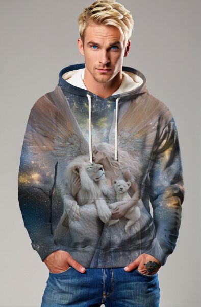 Crowned in Glory: The Lion's Legacy Hoodie, Sweatshirt, Zip-Up, T-Shirt-Hoodie