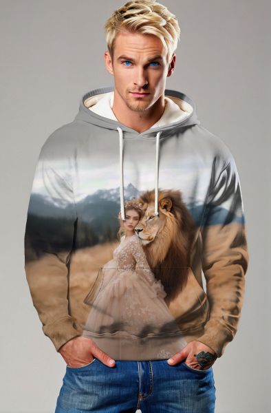 Lioness of the Mountains: Regal Strength Hoodie, Sweatshirt, Zip-Up, T-Shirt