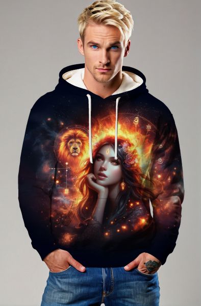 Royal Roar: The Lunar Majesty Hoodie, Sweatshirt, Zip-Up, T-Shirt-Hoodie