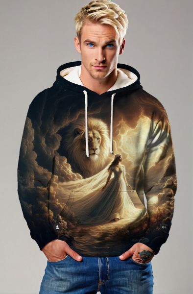 Majestic Roar: The Spirit of the Lioness Hoodie, Sweatshirt, Zip-Up, T-Shirt-Hoodie