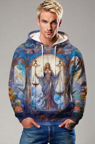 Libra Zodiac Collection: Cosmic Harmony - The Goddess of Scales