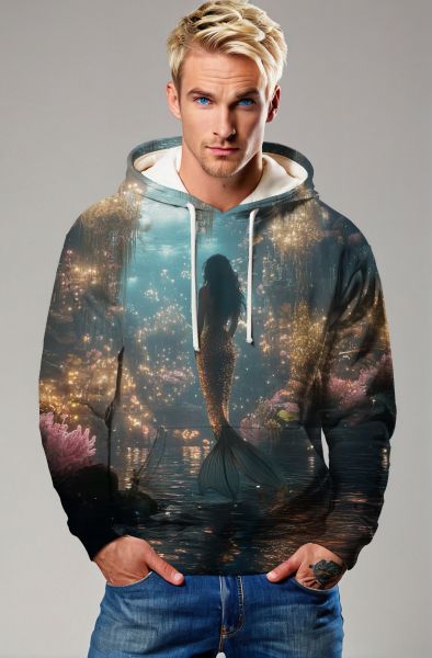 Aquatic Dreamer: The Underwater Symphony Hoodie, Sweatshirt, Zip-Up, T-Shirt
