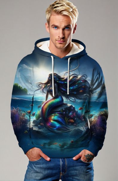 Mystic Waters: The Luminescent Pisces Hoodie, Sweatshirt, Zip-Up, T-Shirt-Hoodie