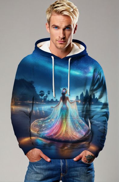 Ocean's Mystical Dance: The Pisces Enchantment Hoodie, Sweatshirt, Zip-Up, T-Shirt-Hoodie
