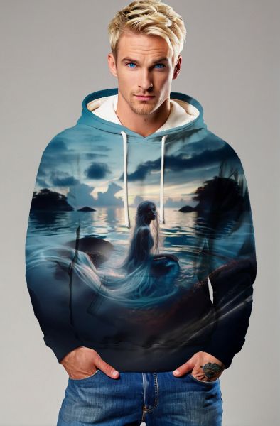 Pisces Serenity: The Enchanted Waters Hoodie, Sweatshirt, Zip-Up, T-Shirt-Hoodie