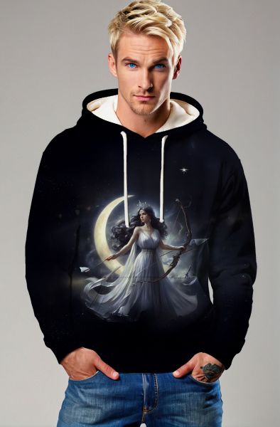 Sagittarius' Celestial Bow: The Archer's Quest Hoodie, Sweatshirt, Zip-Up, T-Shirt