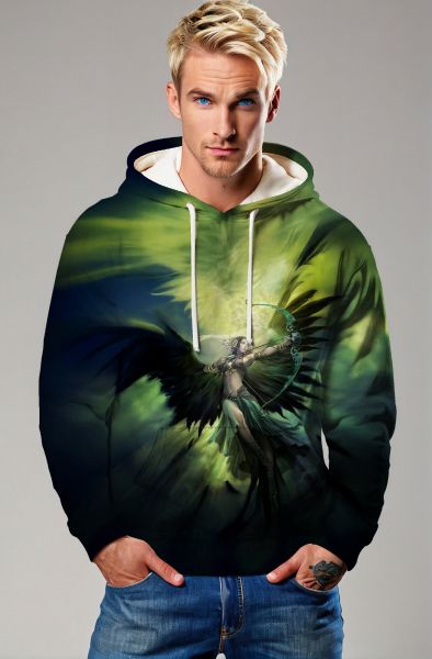Sagittarius' Celestial Archer: The Cosmic Pursuit Hoodie, Sweatshirt, Zip-Up, T-Shirt-Hoodie