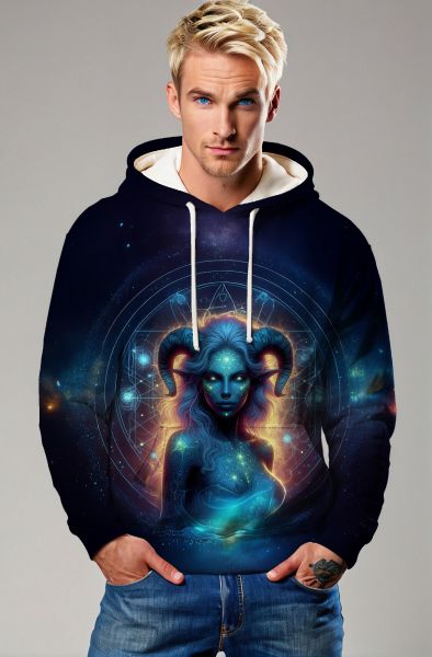 Taurus Zodiac Collection: The Cosmic Bull Hoodie, Sweatshirt, Zip-Up, T-Shirt